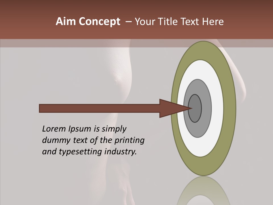 Body Naked Nipples PowerPoint Template