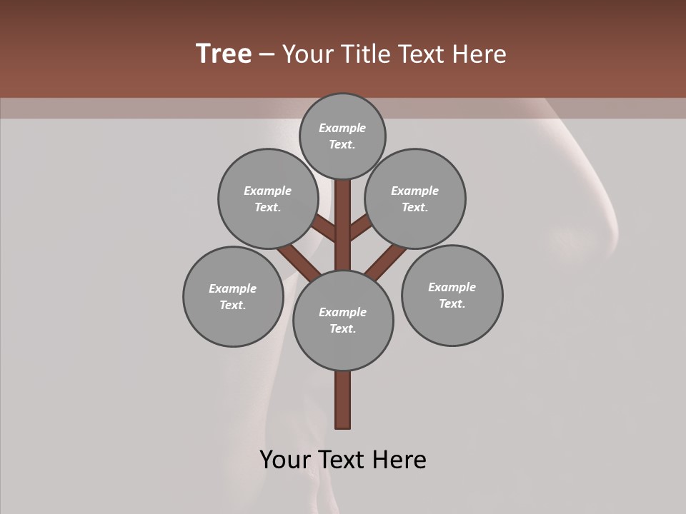 Body Naked Nipples PowerPoint Template