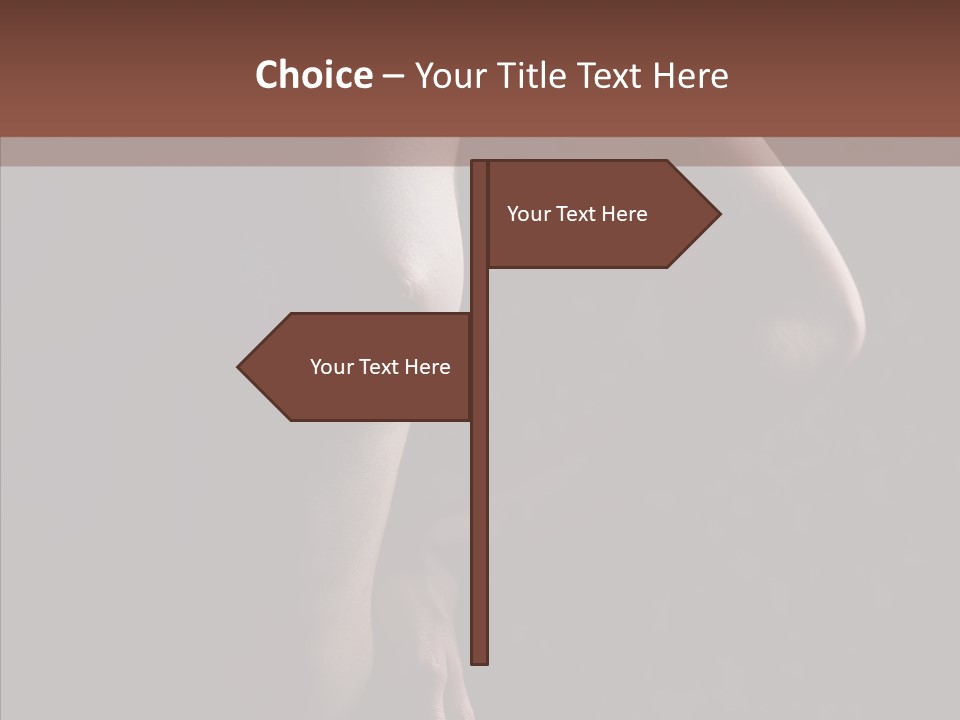 Body Naked Nipples PowerPoint Template