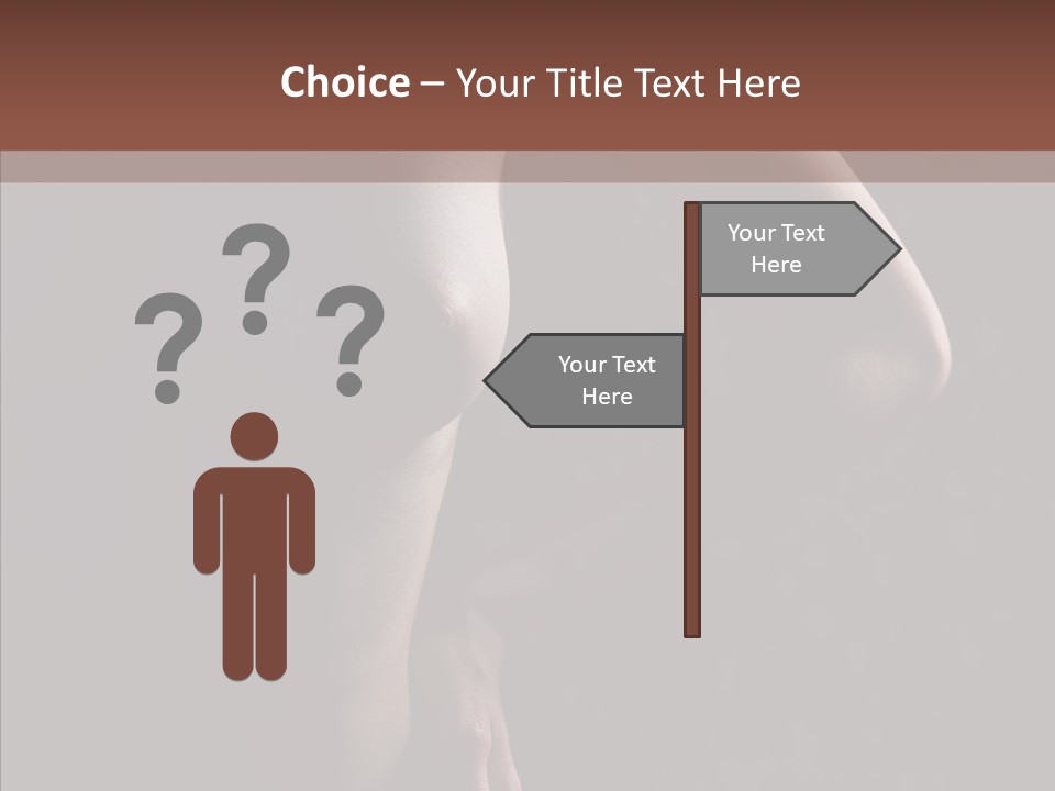 Body Naked Nipples PowerPoint Template