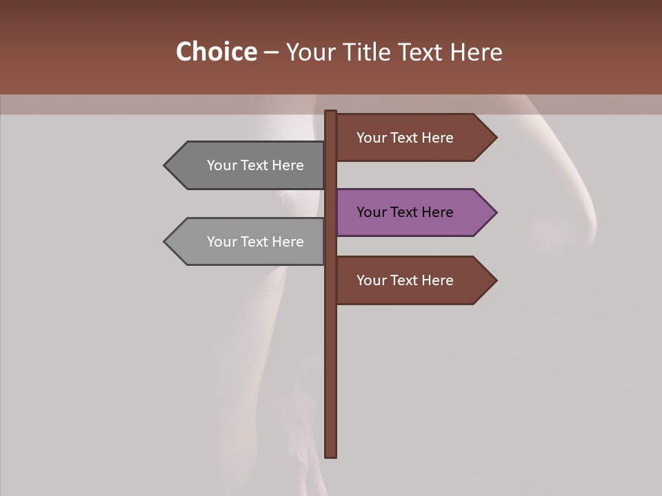 Body Naked Nipples PowerPoint Template