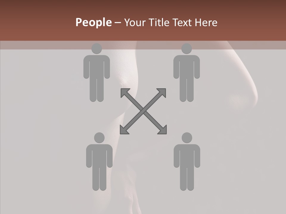 Body Naked Nipples PowerPoint Template