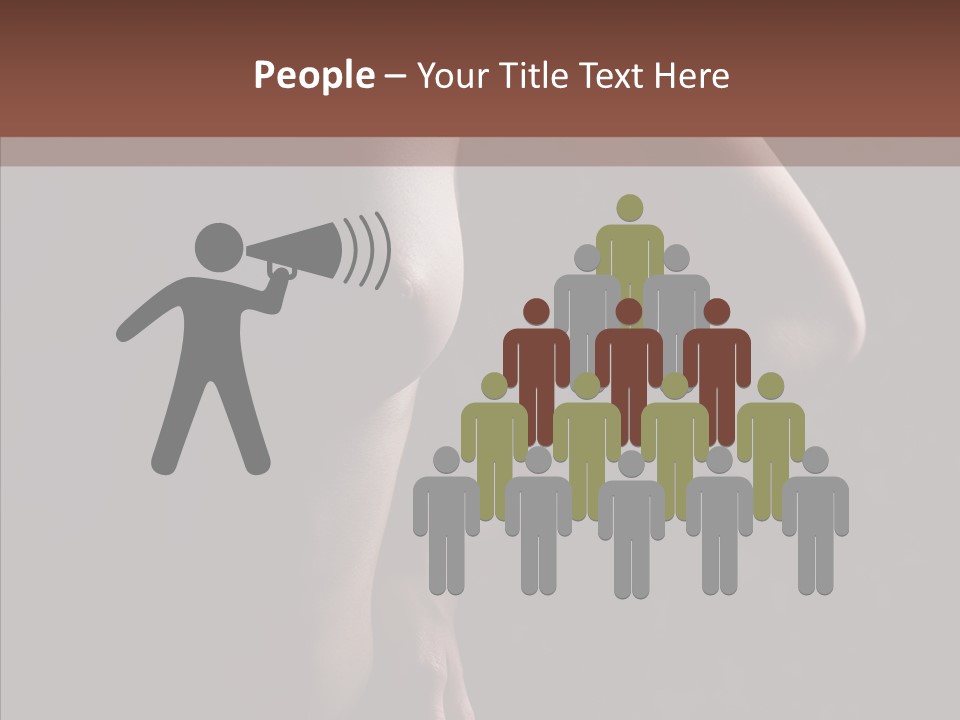 Body Naked Nipples PowerPoint Template