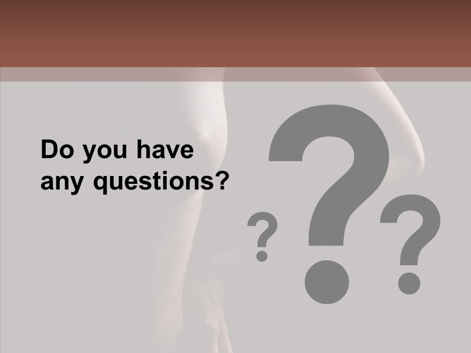 Body Naked Nipples PowerPoint Template