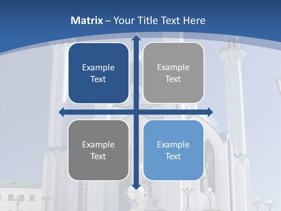Built Arranging Tatarstan PowerPoint Template