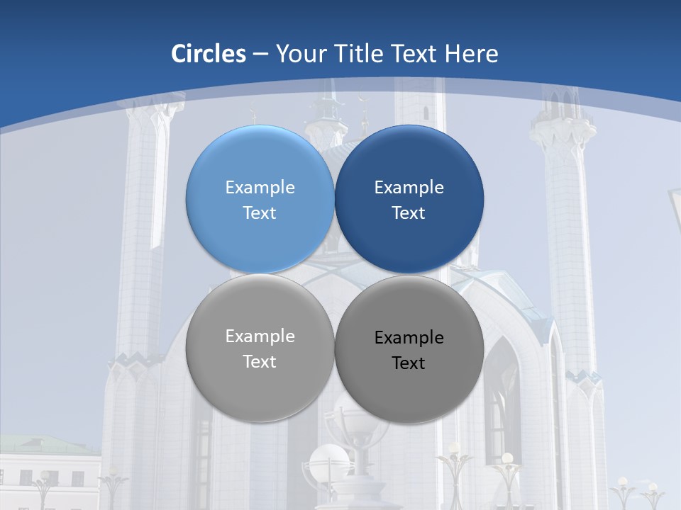 Built Arranging Tatarstan PowerPoint Template