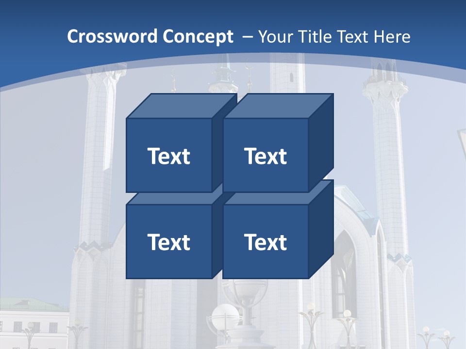 Built Arranging Tatarstan PowerPoint Template