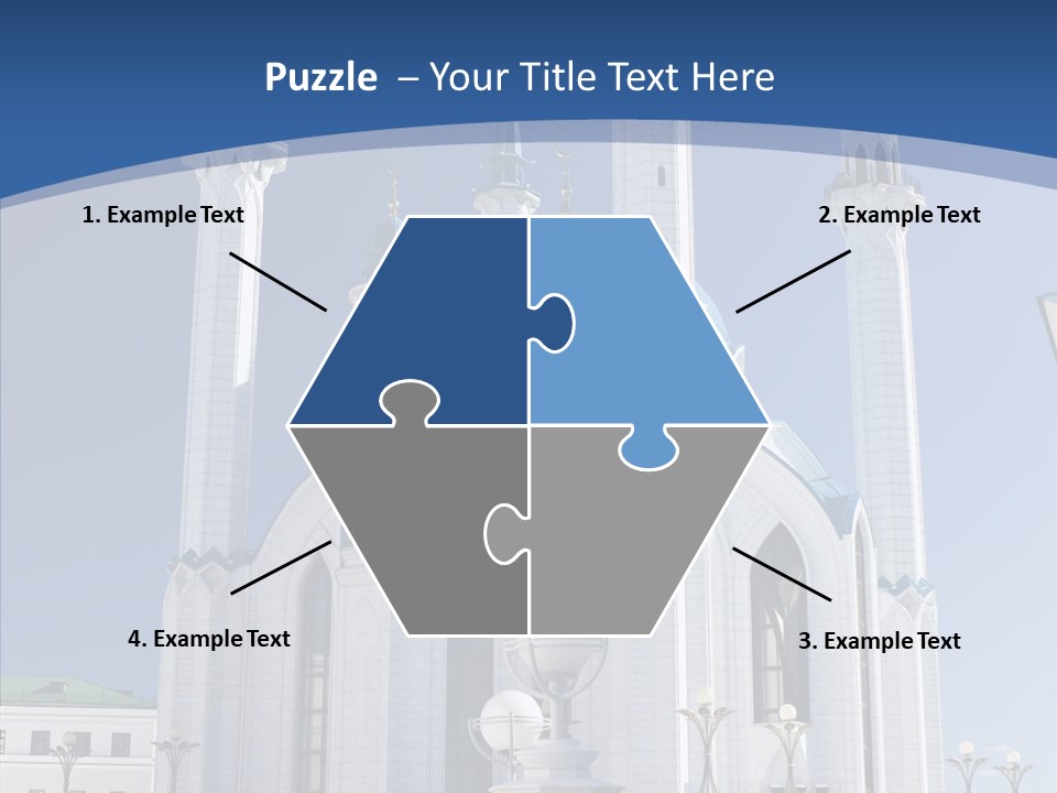 Built Arranging Tatarstan PowerPoint Template