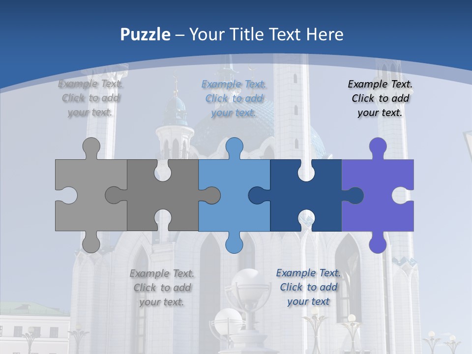 Built Arranging Tatarstan PowerPoint Template