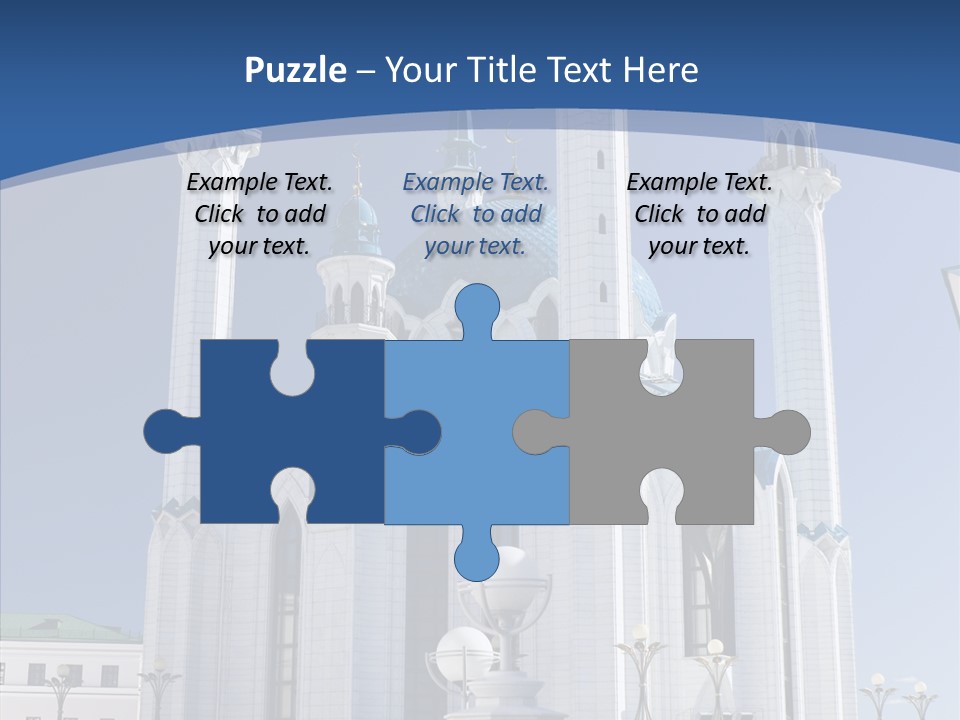 Built Arranging Tatarstan PowerPoint Template