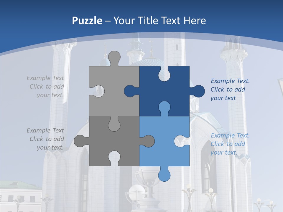 Built Arranging Tatarstan PowerPoint Template
