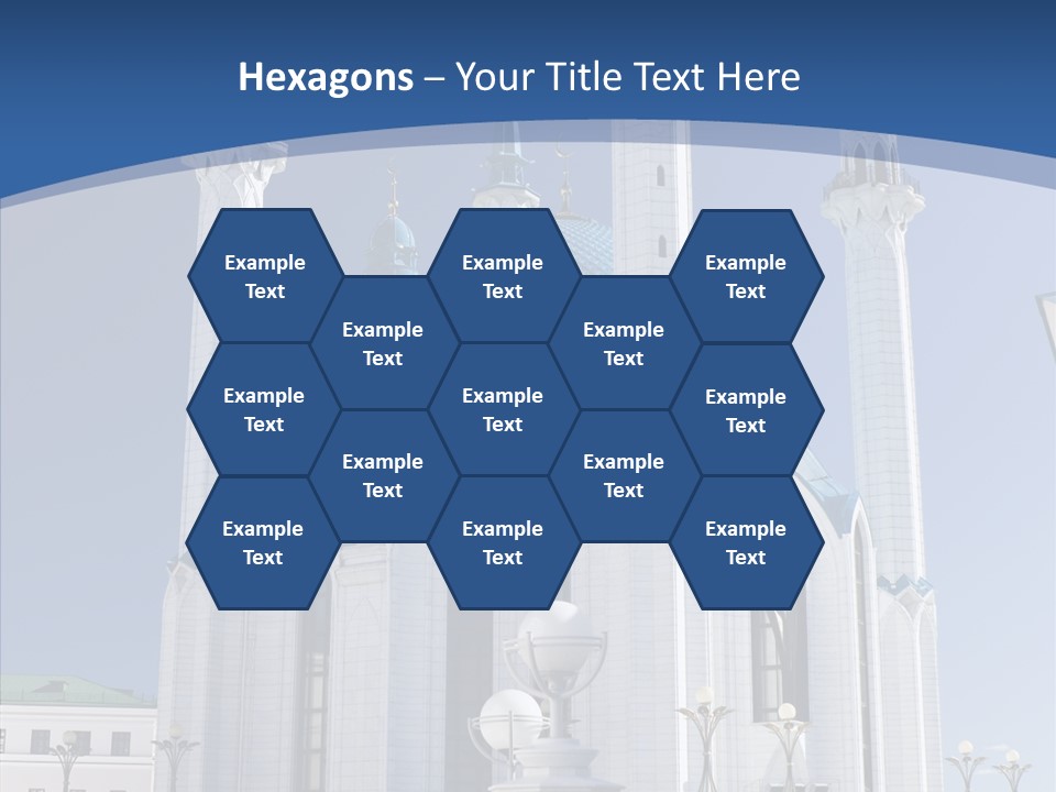 Built Arranging Tatarstan PowerPoint Template