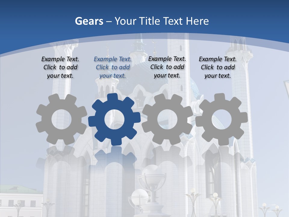 Built Arranging Tatarstan PowerPoint Template
