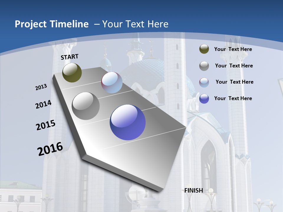 Built Arranging Tatarstan PowerPoint Template
