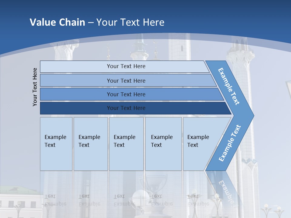 Built Arranging Tatarstan PowerPoint Template