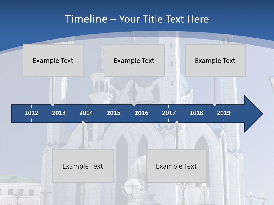 Built Arranging Tatarstan PowerPoint Template