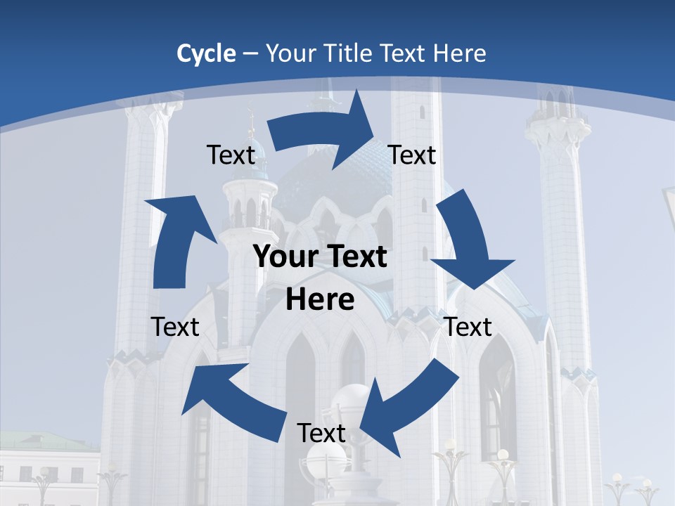 Built Arranging Tatarstan PowerPoint Template