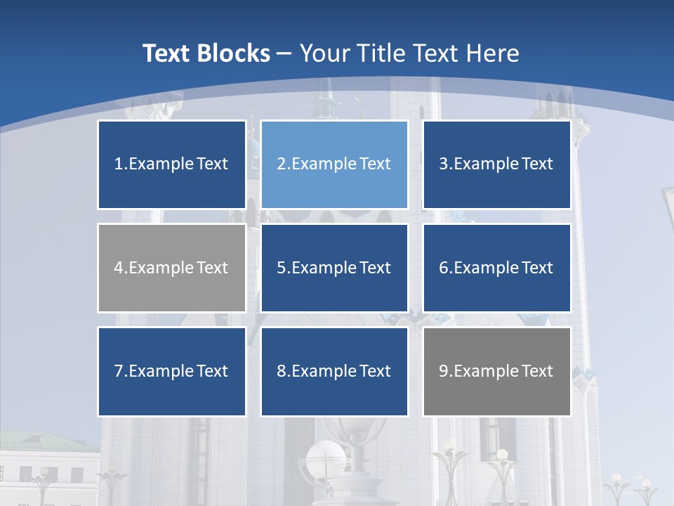 Built Arranging Tatarstan PowerPoint Template
