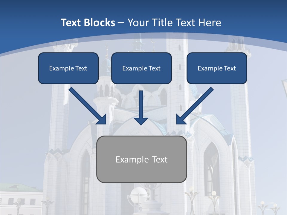 Built Arranging Tatarstan PowerPoint Template