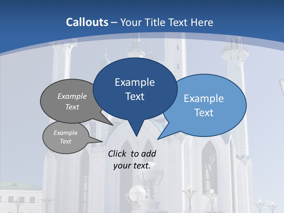 Built Arranging Tatarstan PowerPoint Template