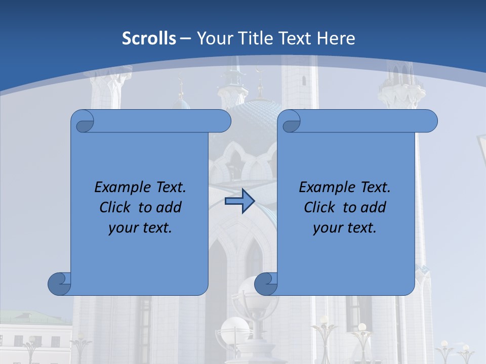 Built Arranging Tatarstan PowerPoint Template
