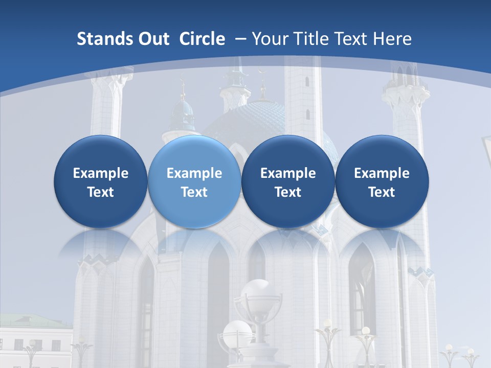 Built Arranging Tatarstan PowerPoint Template