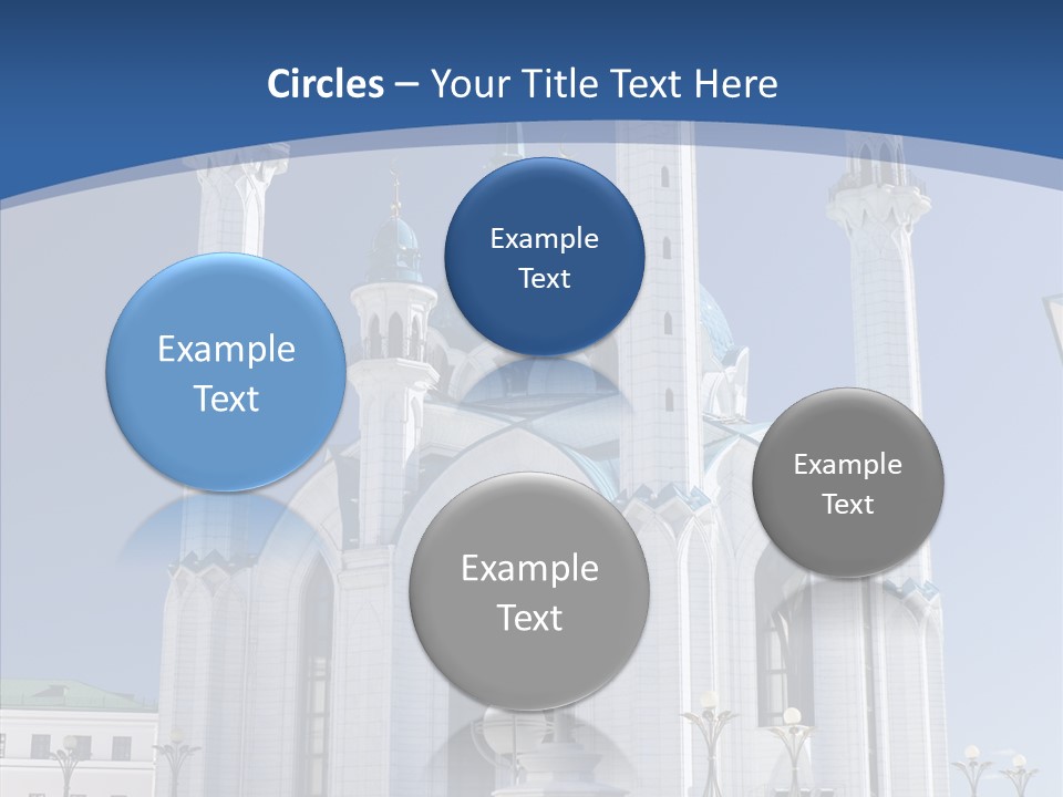 Built Arranging Tatarstan PowerPoint Template