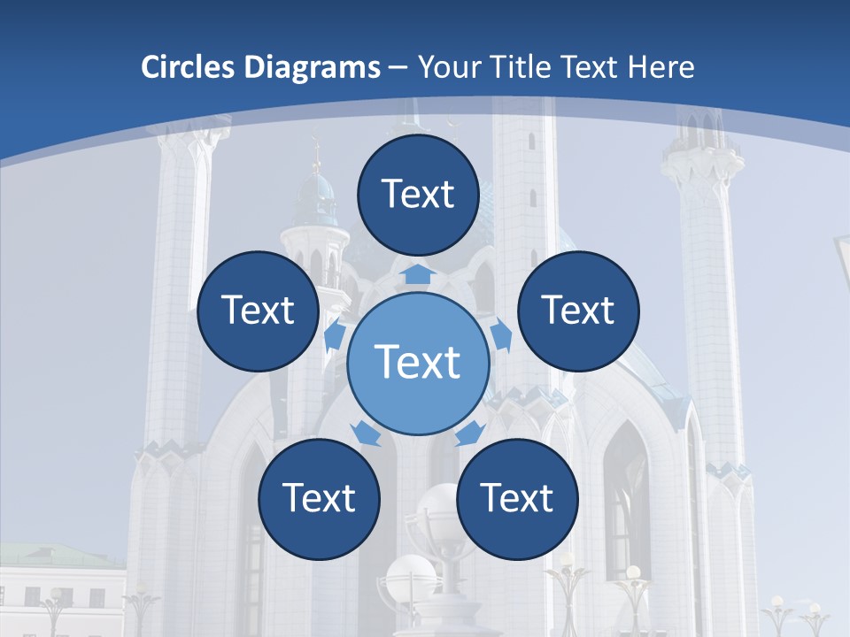 Built Arranging Tatarstan PowerPoint Template