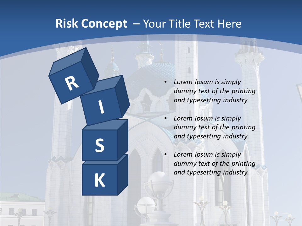 Built Arranging Tatarstan PowerPoint Template
