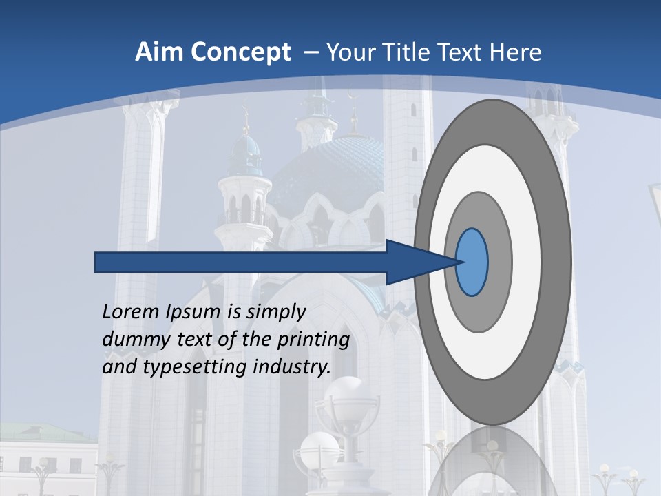Built Arranging Tatarstan PowerPoint Template