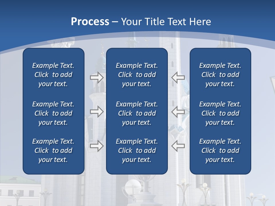 Built Arranging Tatarstan PowerPoint Template