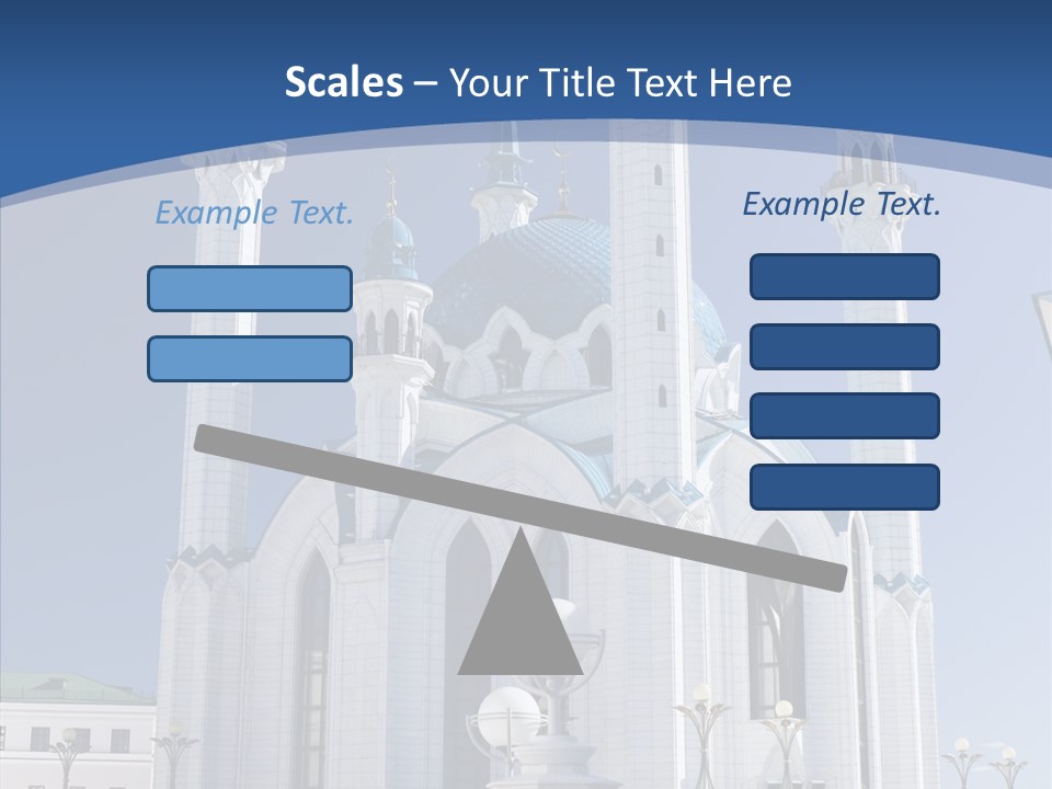 Built Arranging Tatarstan PowerPoint Template