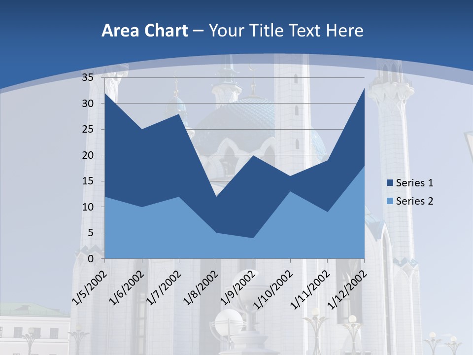 Built Arranging Tatarstan PowerPoint Template