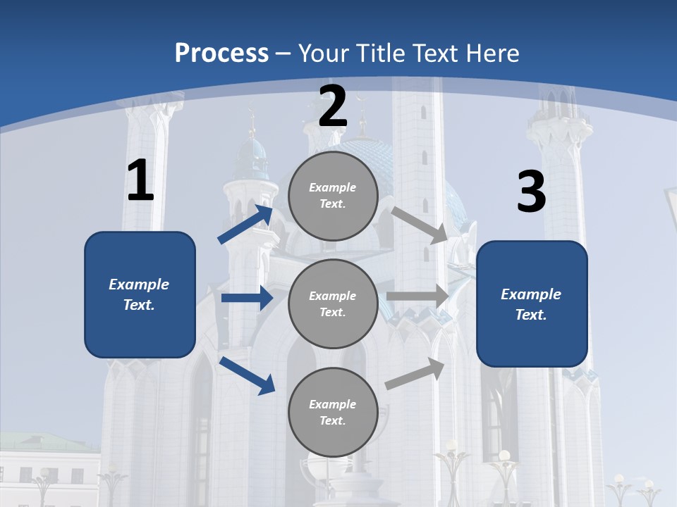 Built Arranging Tatarstan PowerPoint Template