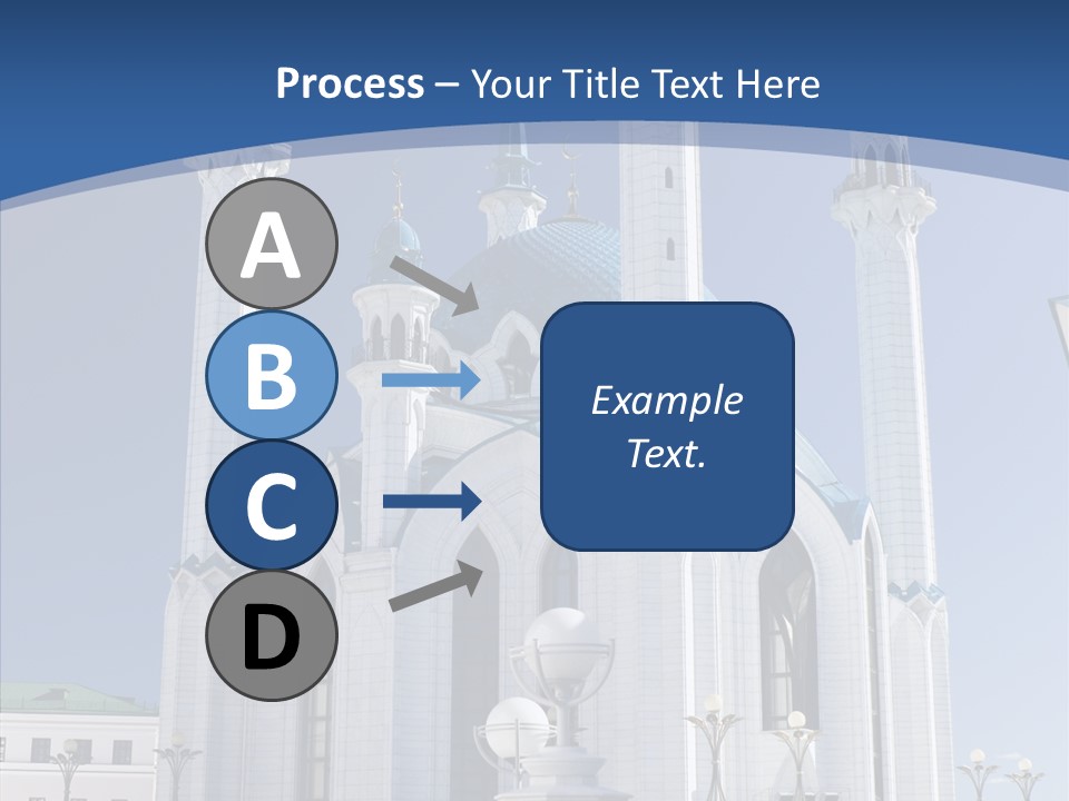 Built Arranging Tatarstan PowerPoint Template