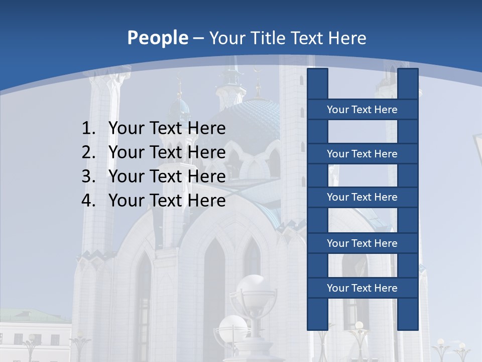 Built Arranging Tatarstan PowerPoint Template