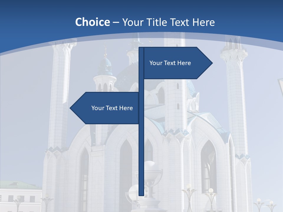 Built Arranging Tatarstan PowerPoint Template
