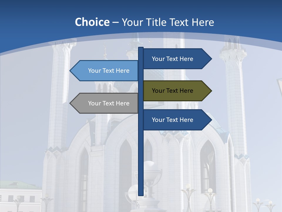 Built Arranging Tatarstan PowerPoint Template