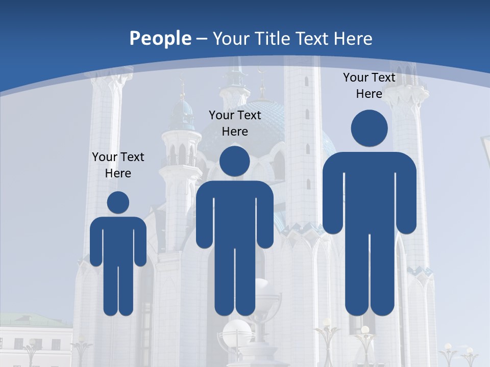 Built Arranging Tatarstan PowerPoint Template