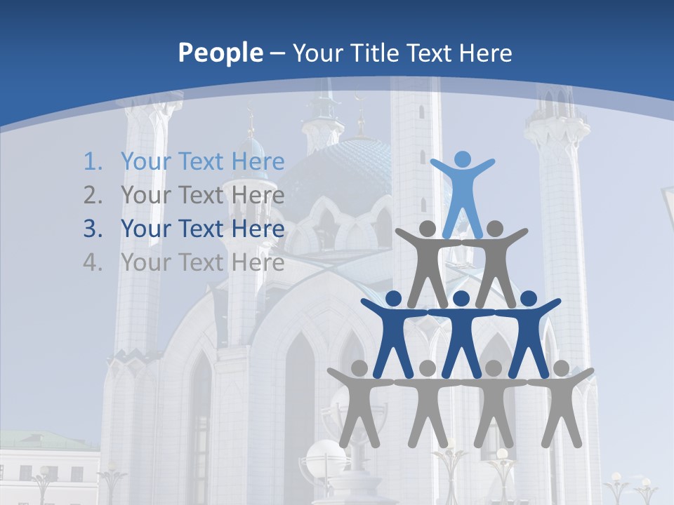 Built Arranging Tatarstan PowerPoint Template