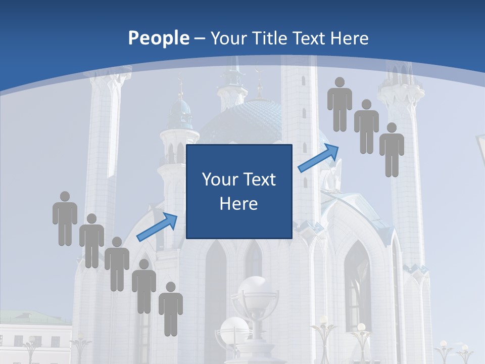 Built Arranging Tatarstan PowerPoint Template