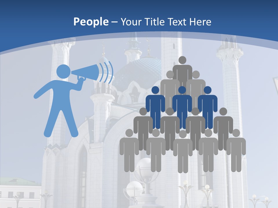 Built Arranging Tatarstan PowerPoint Template