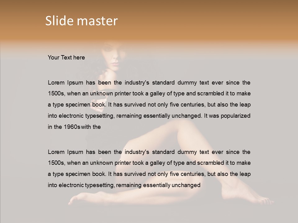 Adult Youth Seductive PowerPoint Template