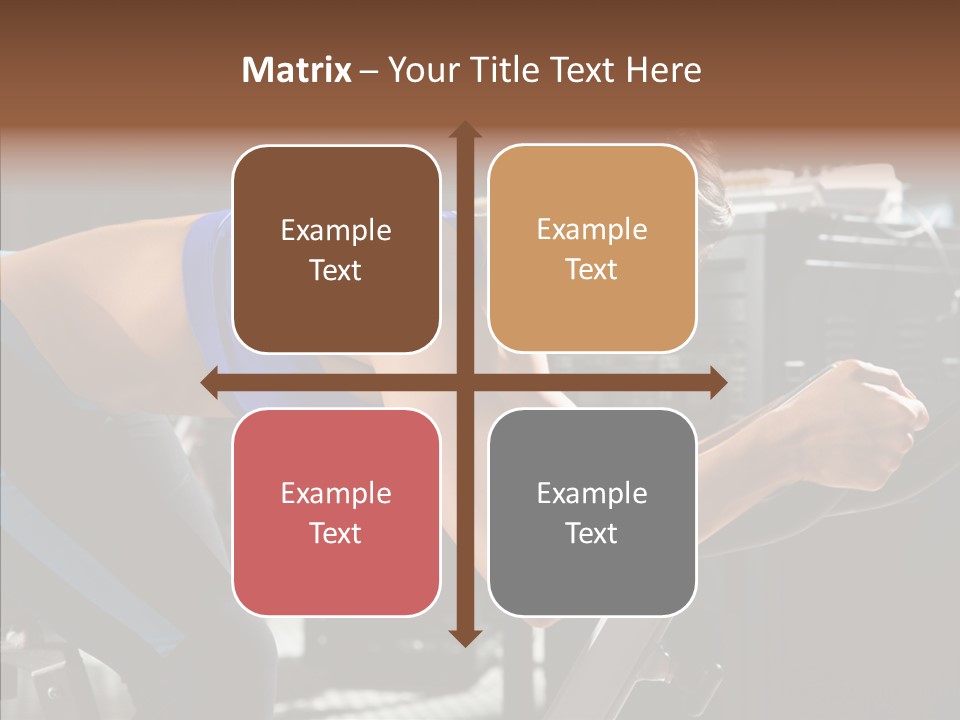 Equipment Sport Figure PowerPoint Template