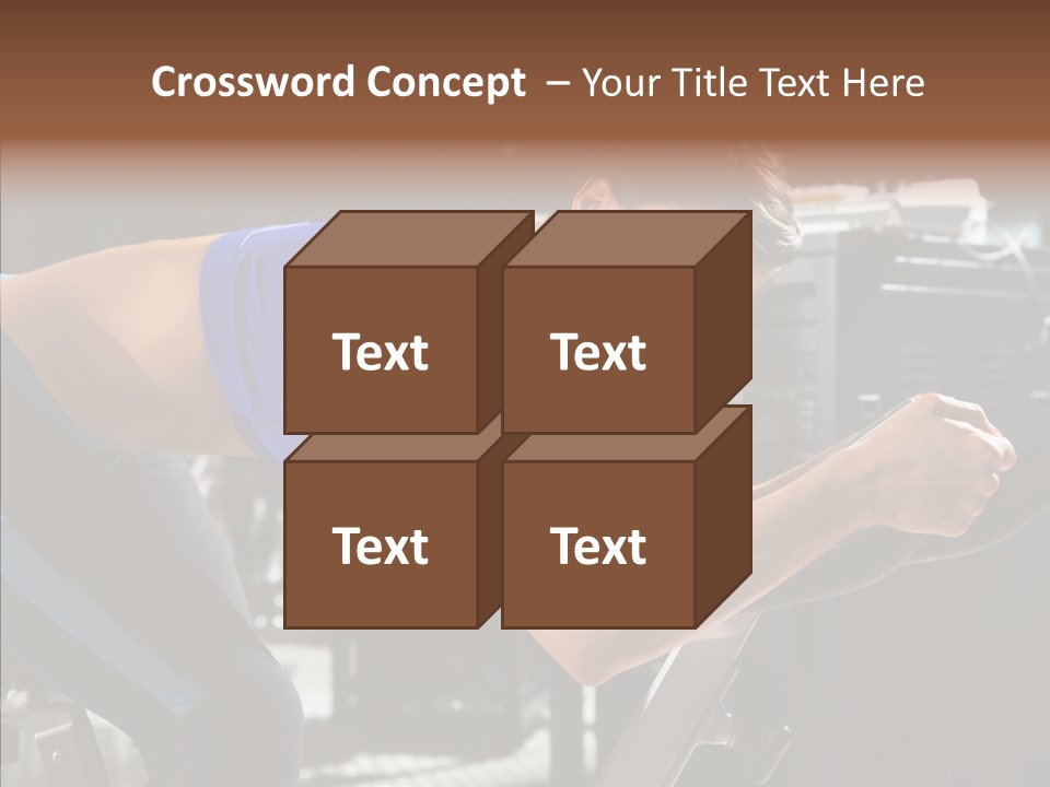 Equipment Sport Figure PowerPoint Template