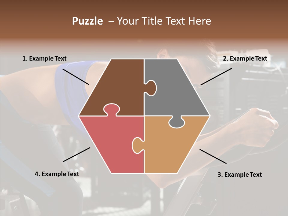 Equipment Sport Figure PowerPoint Template