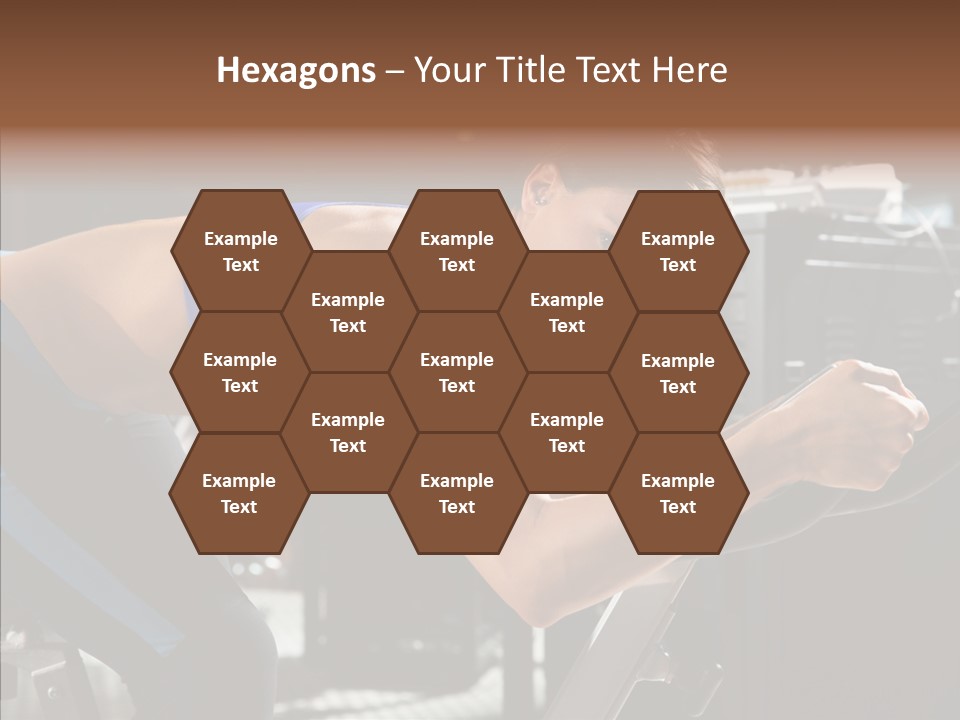 Equipment Sport Figure PowerPoint Template