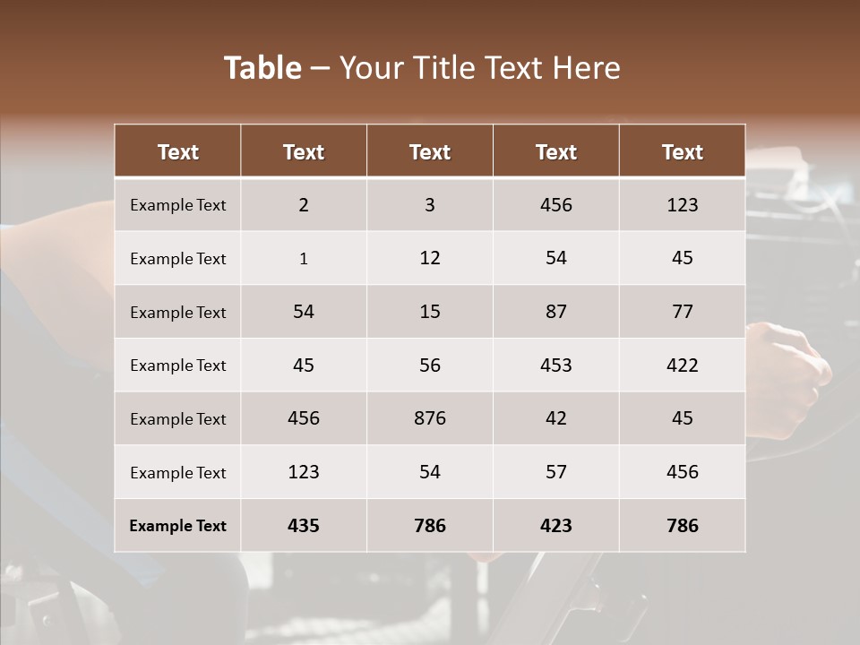 Equipment Sport Figure PowerPoint Template