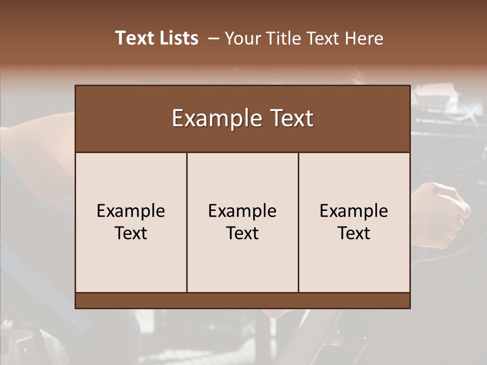 Equipment Sport Figure PowerPoint Template