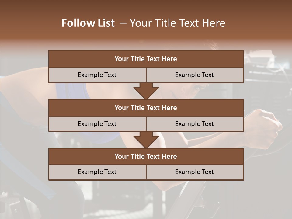 Equipment Sport Figure PowerPoint Template